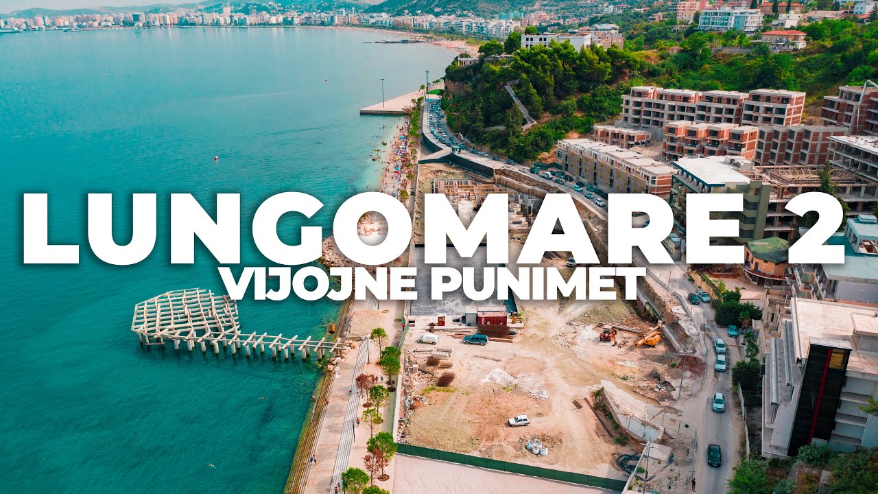 LUNGOMARE 2, PISHINE OLIMPIKE E PARKIM NENTOKESOR | 4K DRONE VIDEO, VLORE 2021
