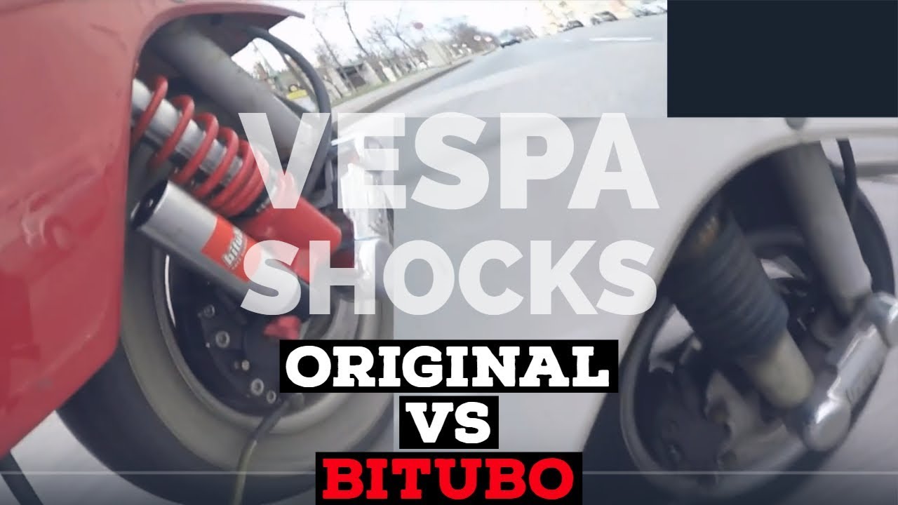 BITUBO vs ORIGINAL vespa SUSPENSION | FMP-Solid PASSion |