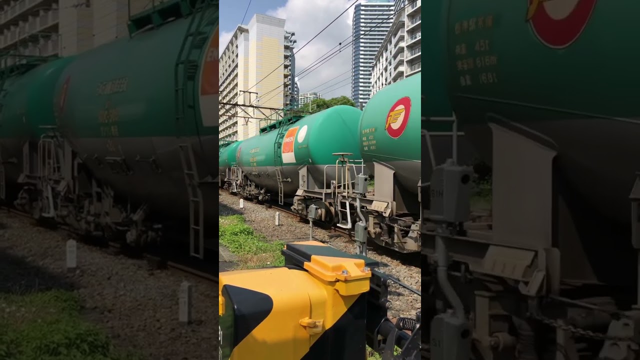 最後のタキ1000のロゴ【JP-8】ってなんだろ？タキ&times;22連+コキ&times;3連　#jrf #貨物列車 #鉄道 #タキ #コキ