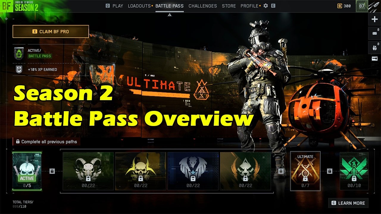 Season 2 Battle Pass Overview Battlefield 6