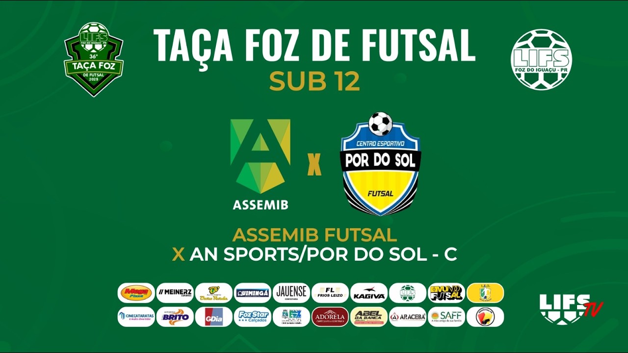 36° TAÇA FOZ DE FUTSAL - SUB 12 - GRUPO B