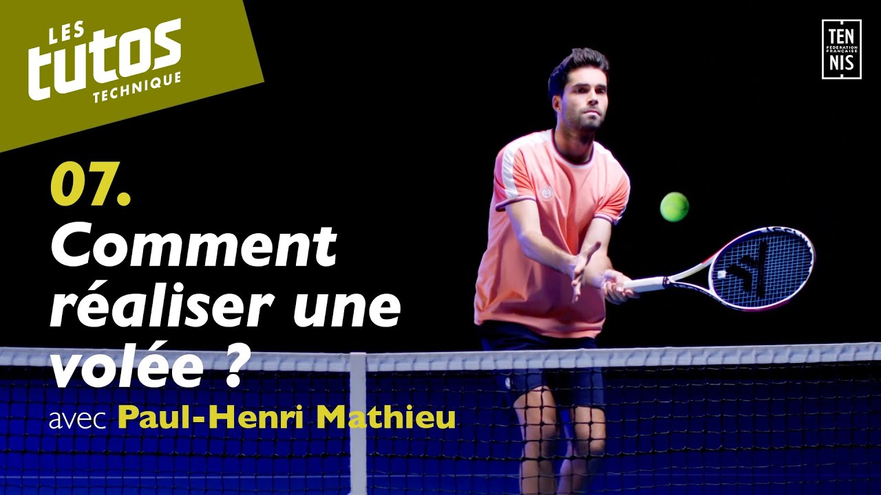 Comment réaliser une volée ? - Tuto Tennis Technique #7 avec Paul-Henri Mathieu | FFT
