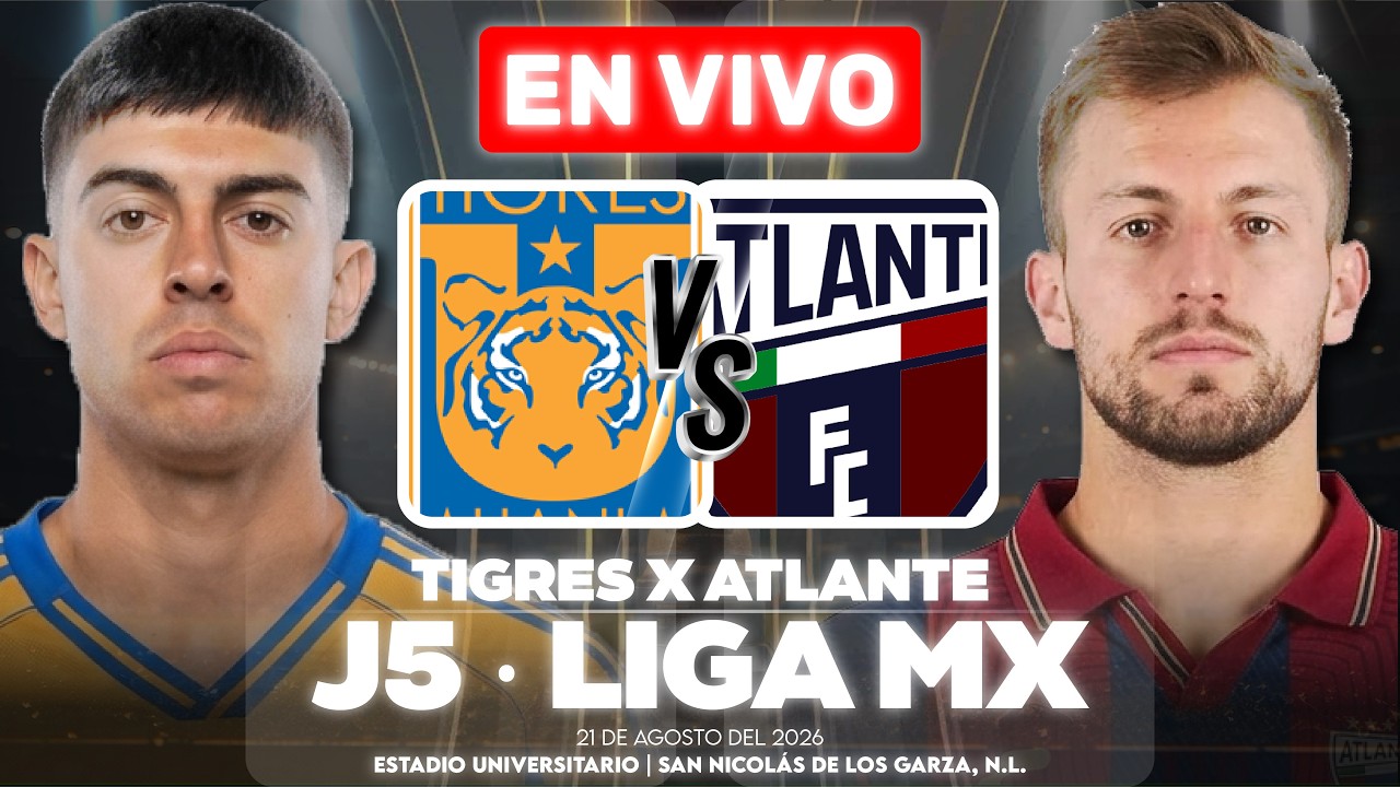 &iexcl;El primer triunfo de Vuce al mando de Tigres! Tigres UANL 2-0 Atlante | Jornada 5 - Liga MX 🏆