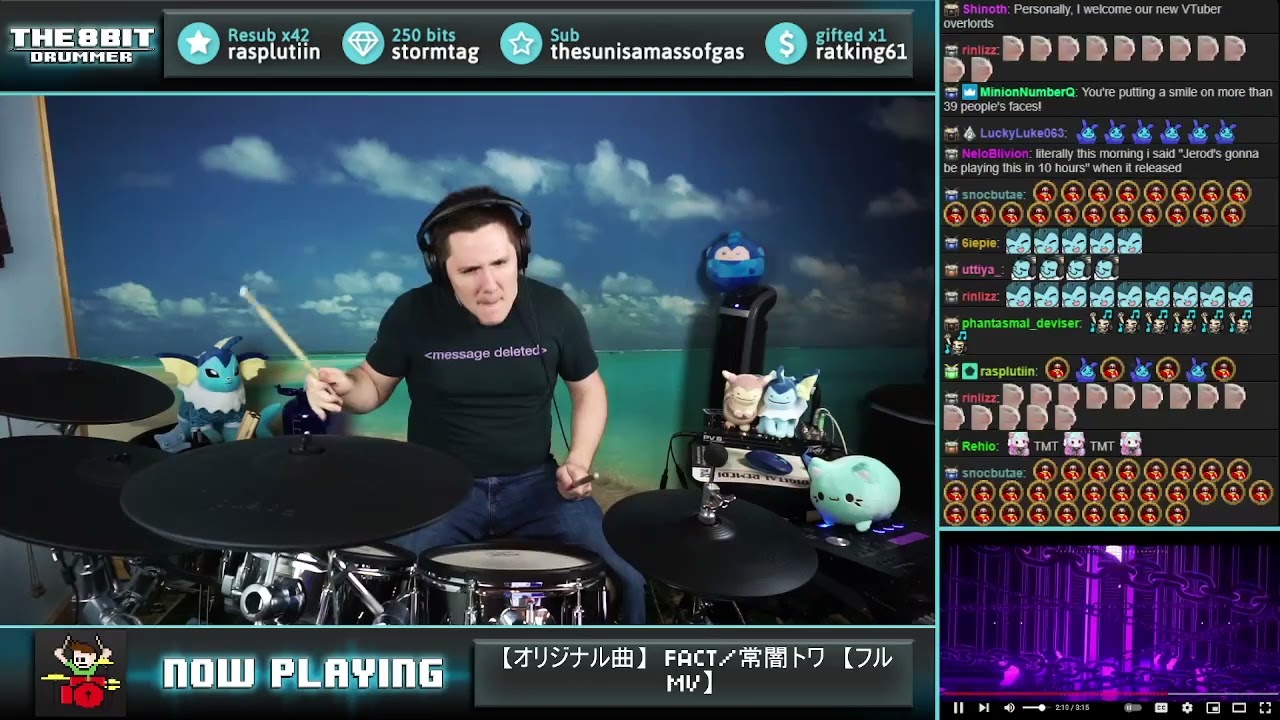 The8BitDrummer // Tokoyami Towa - FACT (and MiKorone talk)