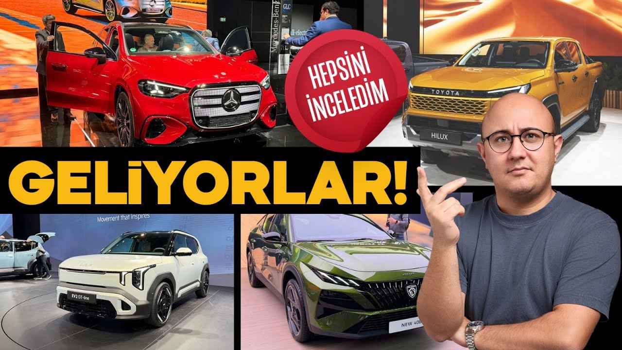 2026'da İlk Kez Gelecek Otomobiller: Toyota Hilux, Mercedes GLC, Kia EV2, Peugeot 408 ve Opel Astra