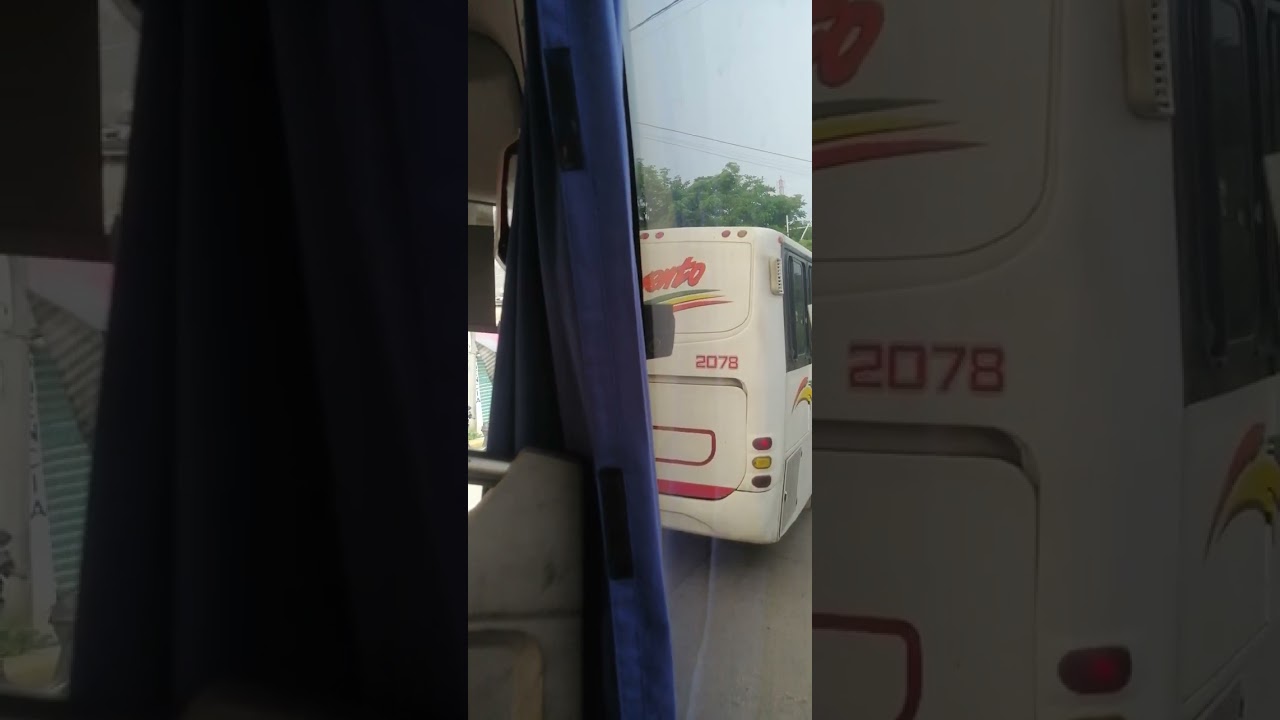 Saliendo de la Terminal de Acayucan en ADO