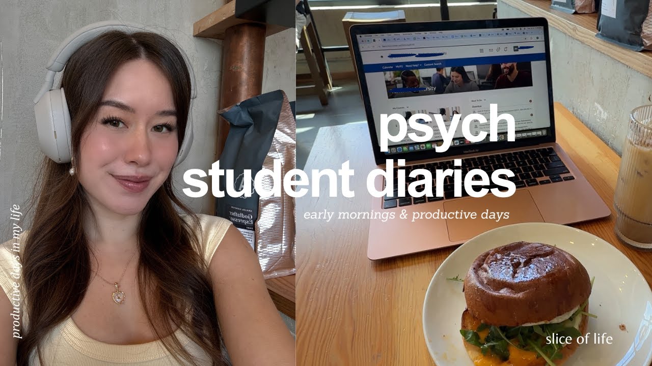 psych student diaries | early mornings + productive days in my life, finding a practicum & PT job