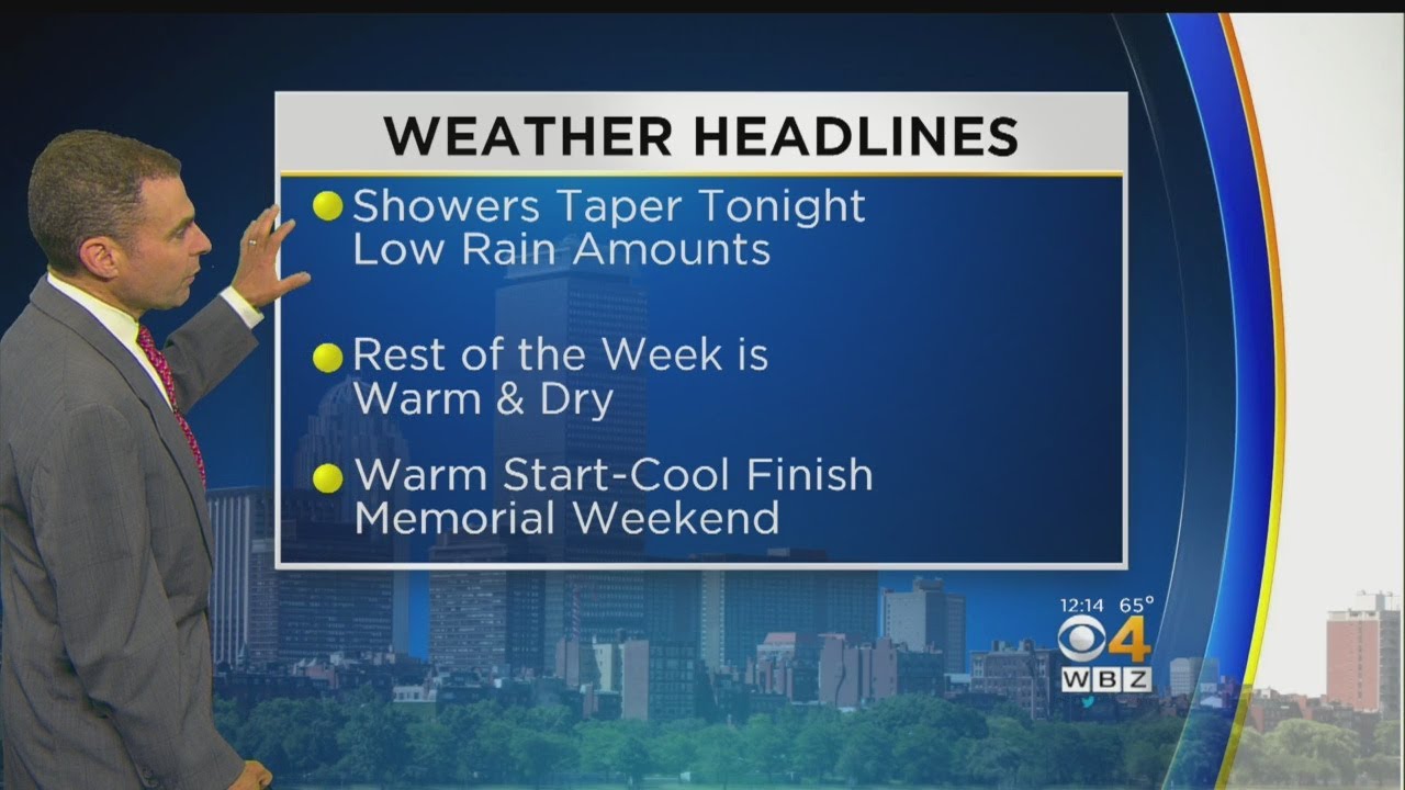 WBZ Midday Forecast For May 22
