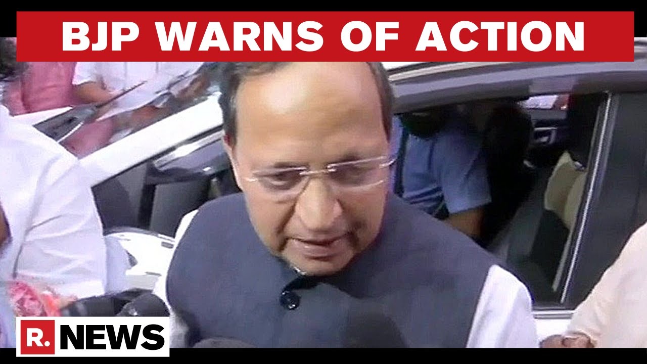 'BJP Will Definitely Take Action Against Whoever Speaking Against Party': Arun Singh | Republic TV