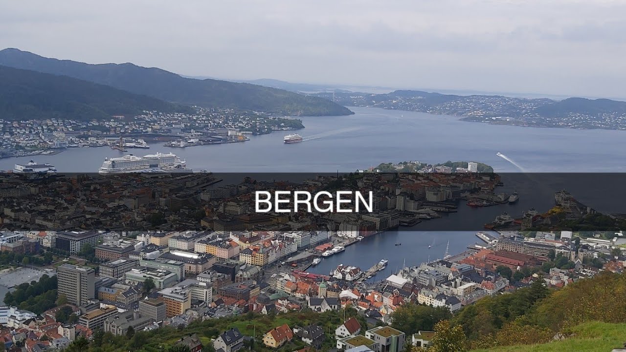 Fløibanen viewpoint in Bergen, Norway 🇧🇻 August 2024