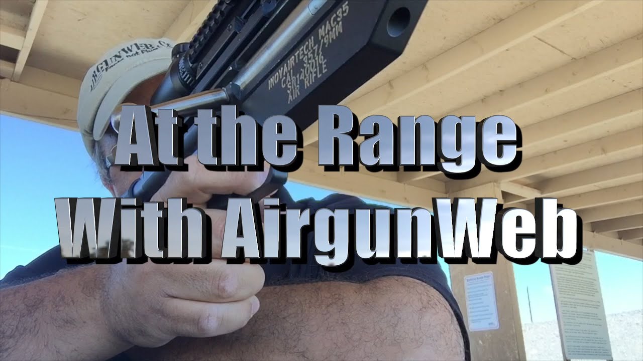 My FIRST TEST SHOTS with the Full Production MAC35! By AirgunWeb