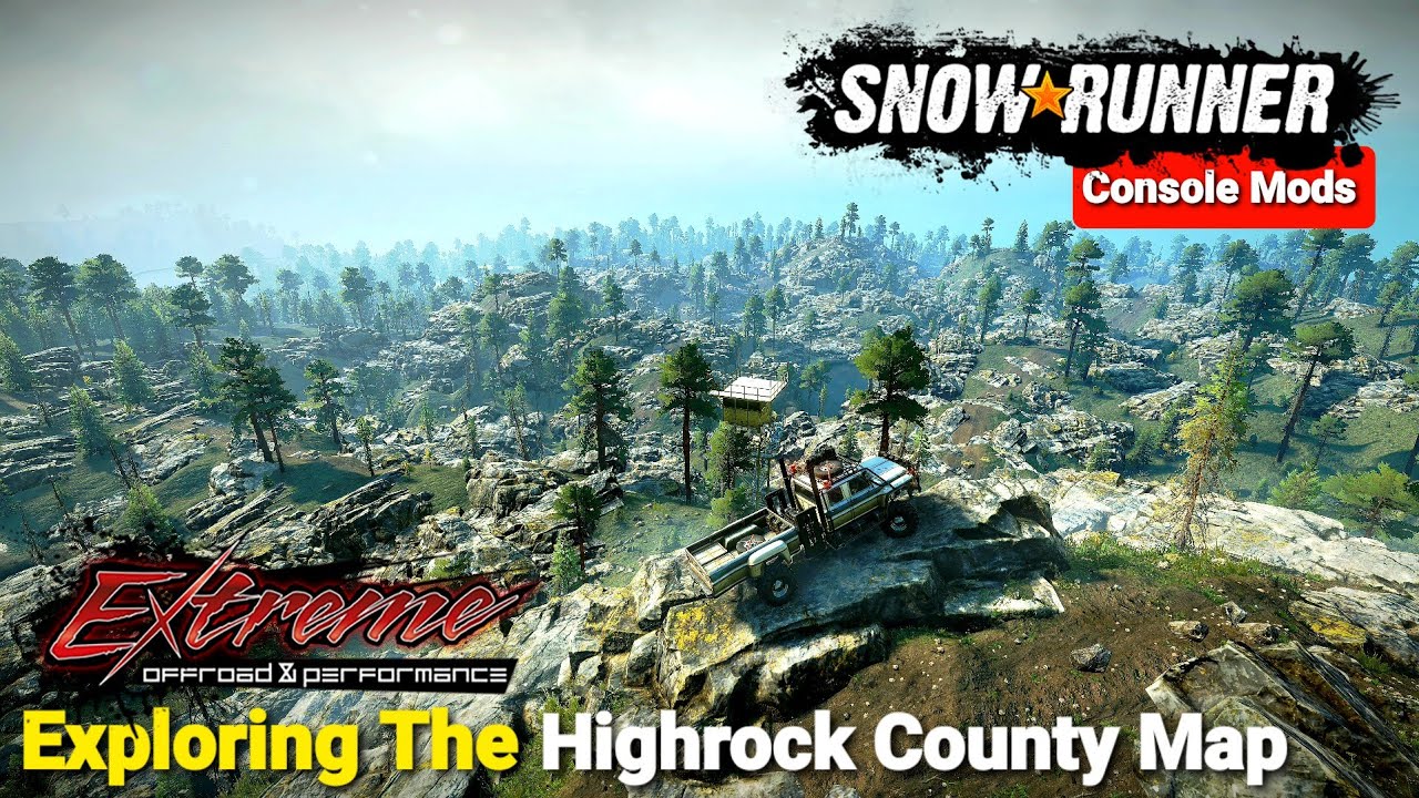 Exploring The Highrock Country Map In Snowrunner Phase 7 Update