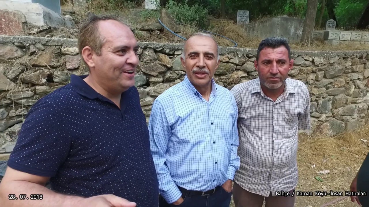 Osmaniye Bahçe Kaman Köyü - 2018 / 4K - Kaman Köyü İnsanları Hatıra Klip 4