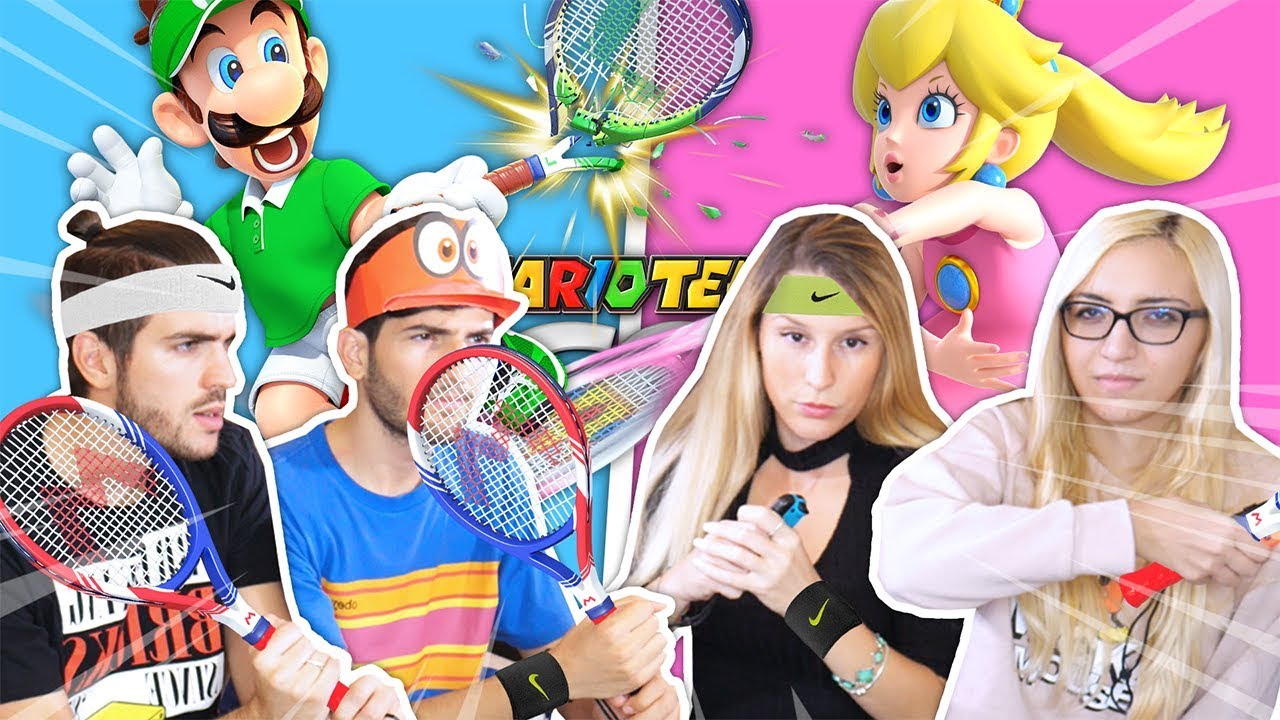 MASCHI VS FEMMINE - Le Ragazze ci distruggono! - Mario Tennis Aces ITA w/ Frake Michelle Elisa
