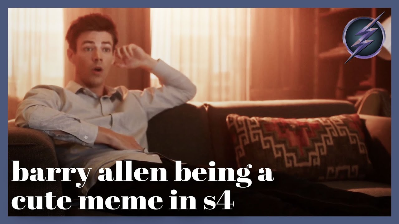 barry allen being a cute meme for all of season four
