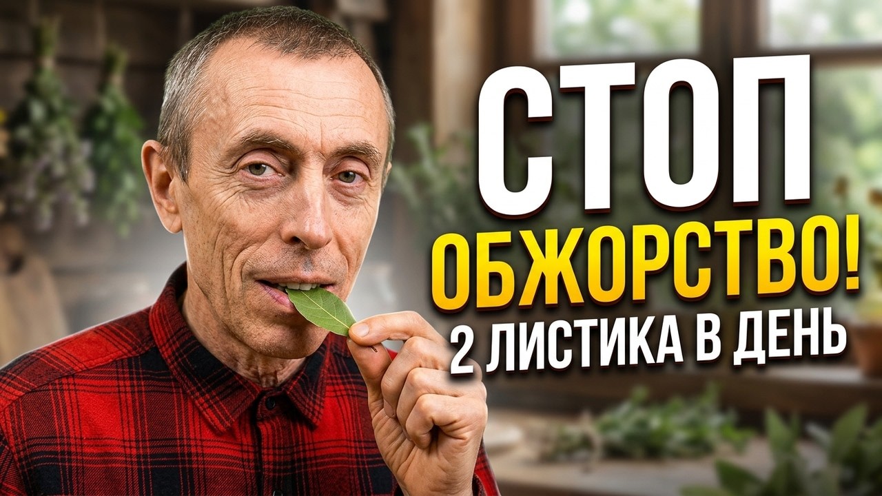 Почему мудрецы жуют это после еды? 🌿 СТОП ОБЖОРСТВО! 🛑 ДВА ЛИСТИКА В ДЕНЬ #ВиталийОстровский