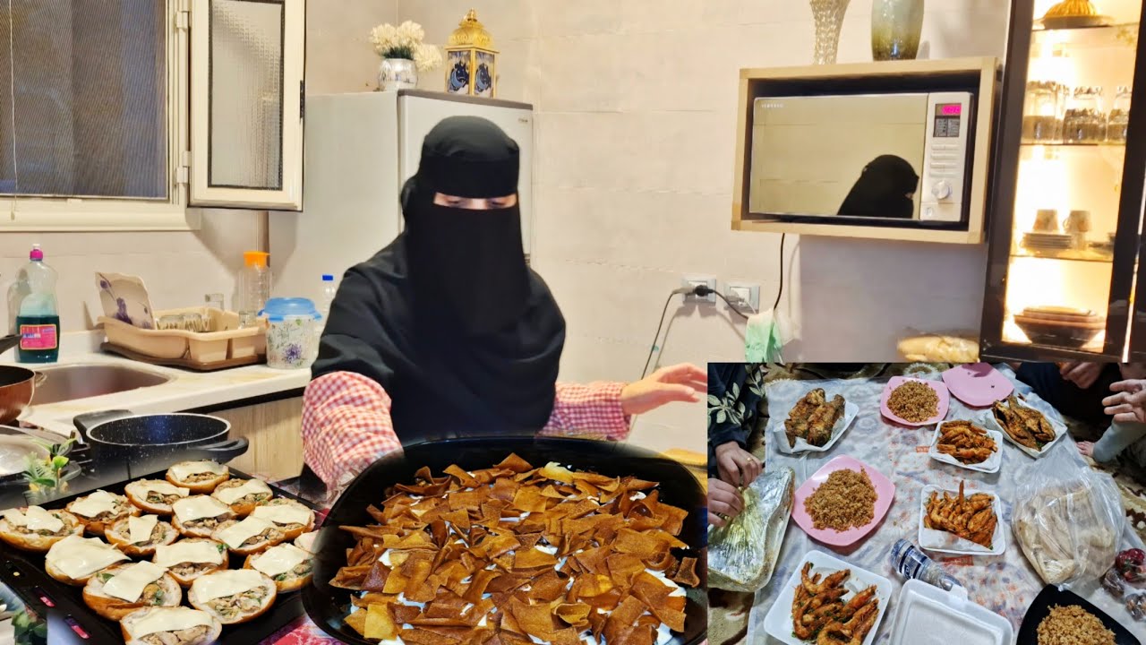عزيمة أبويه على الفطور🌙لكن استحالة أرتاح دقيقة في المطبخ!