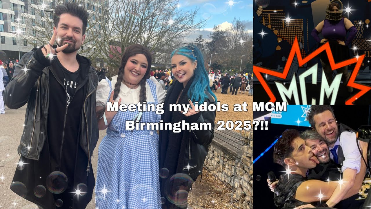 I MET MY IDOLS AT MCM BIRMINGHAM?!!! | Mcm Birmingham vlog December 2025