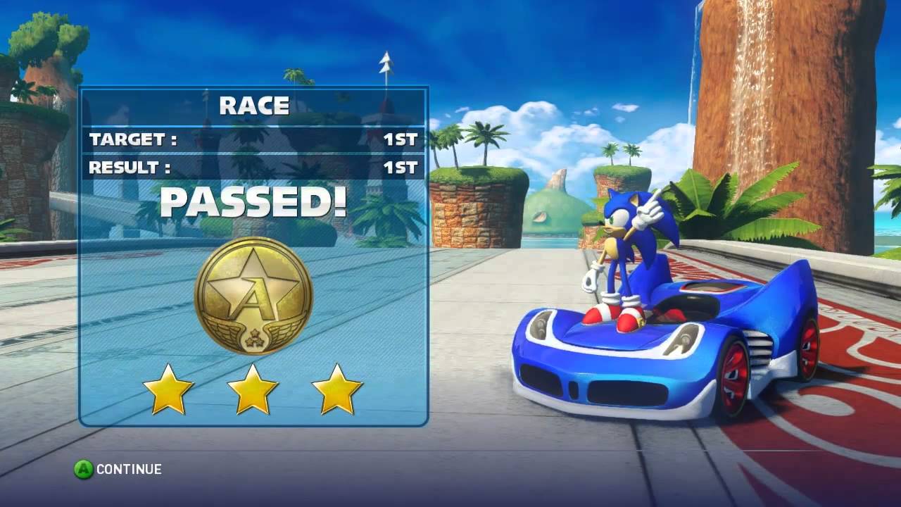 Sonic & All-Stars Racing Transformed™ PC - World Tour (A-Class) - Sunshine Coast #1