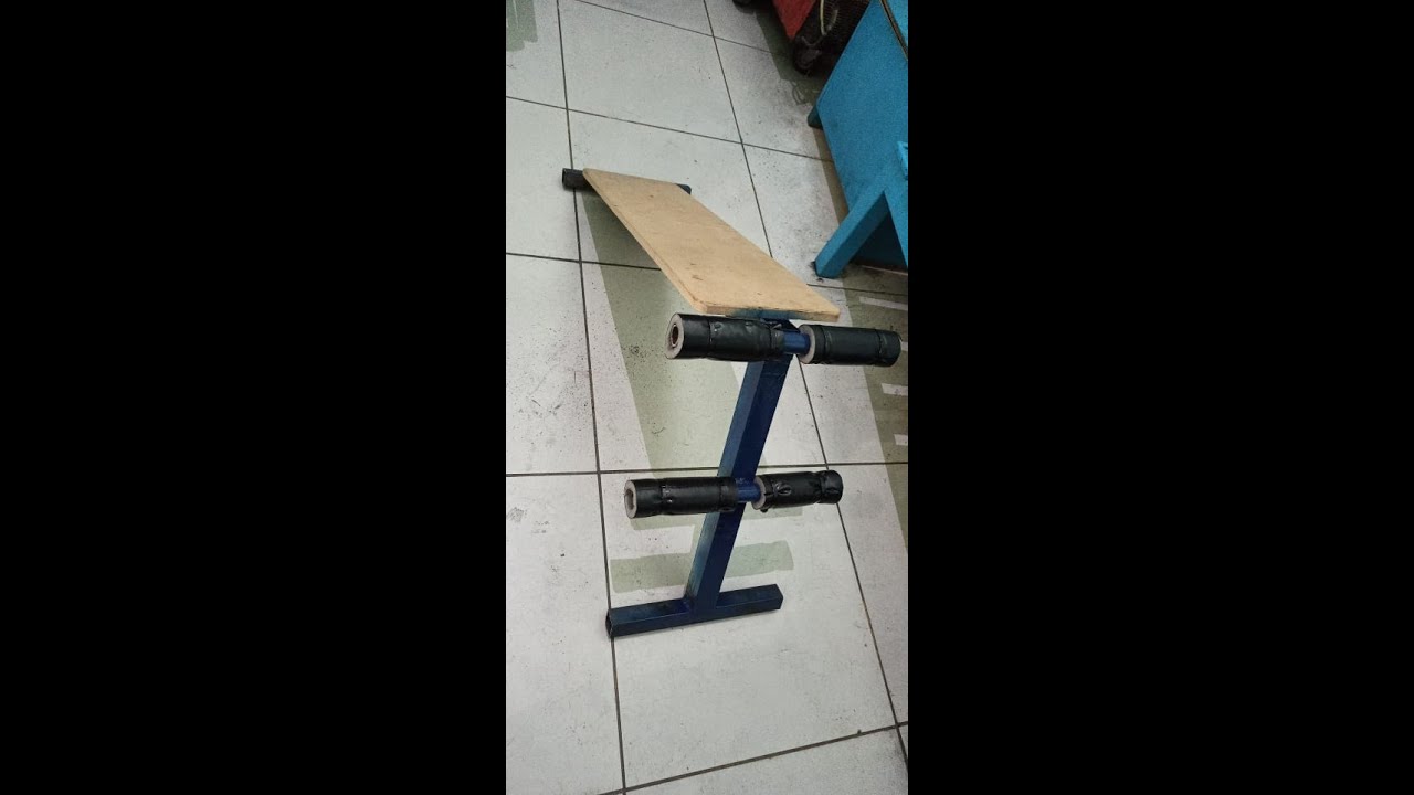 DIY Home Made Situp Bench
