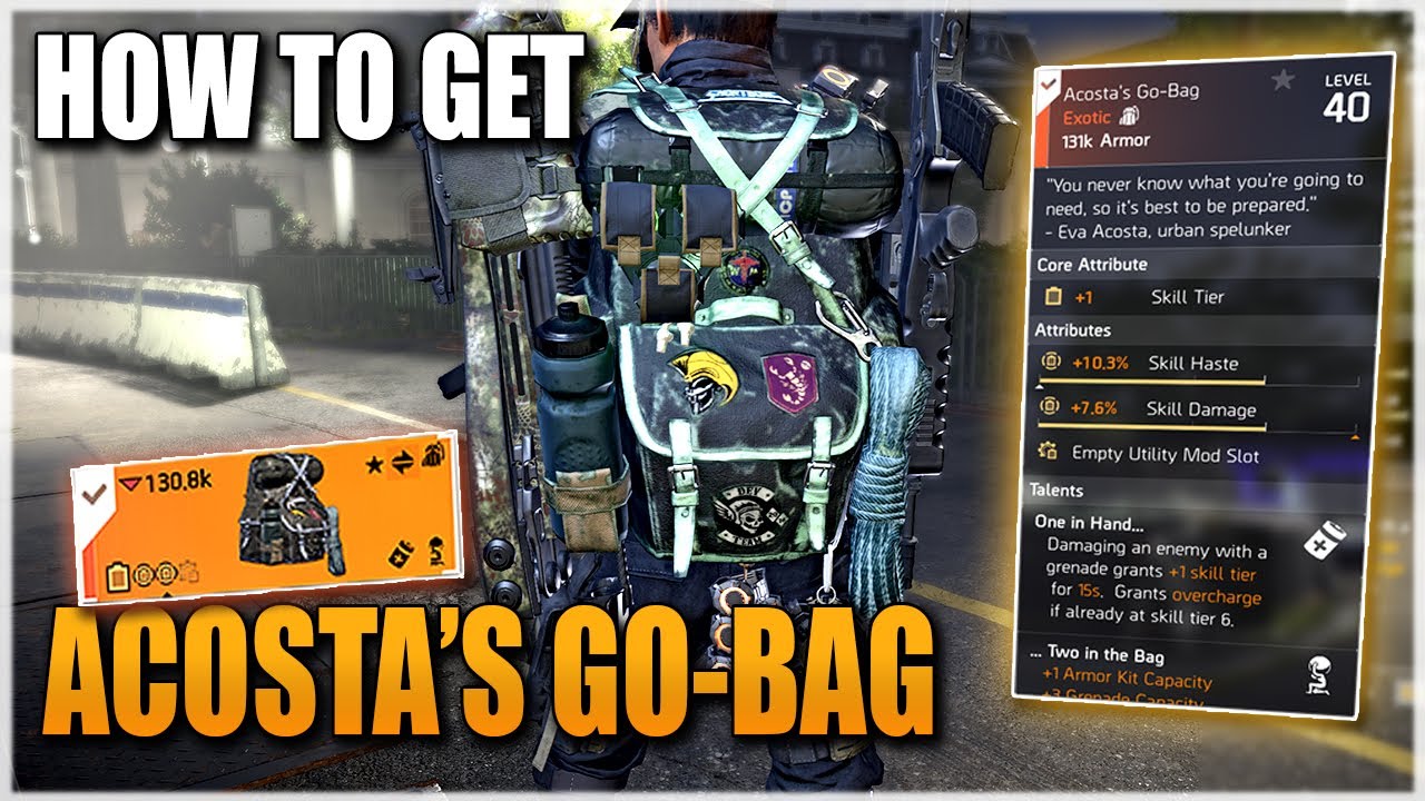 The Division 2 | NEW EXOTIC BACKPACK HOW TO GET AND REVIEW | Warlords of New York Expansion