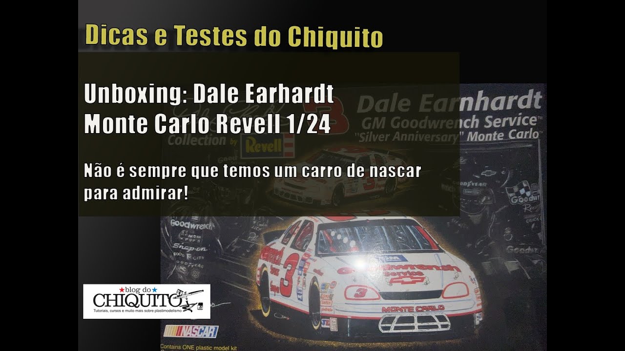 Unboxing: Dale Earnhardt Monte carlo (nascar) Revell 1/24