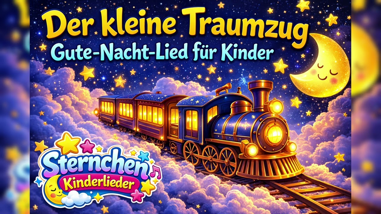 Der kleine Traumzug 🚂🌙 Gute Nacht Lied f&uuml;r Kinder | Einschlaflied & Traumreise