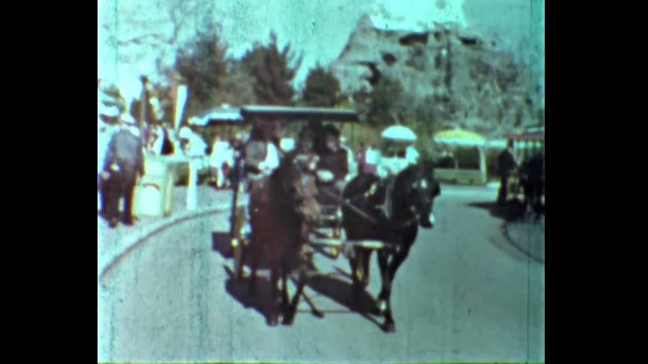 Disneyland - Main Street - early souvenir 8mm film