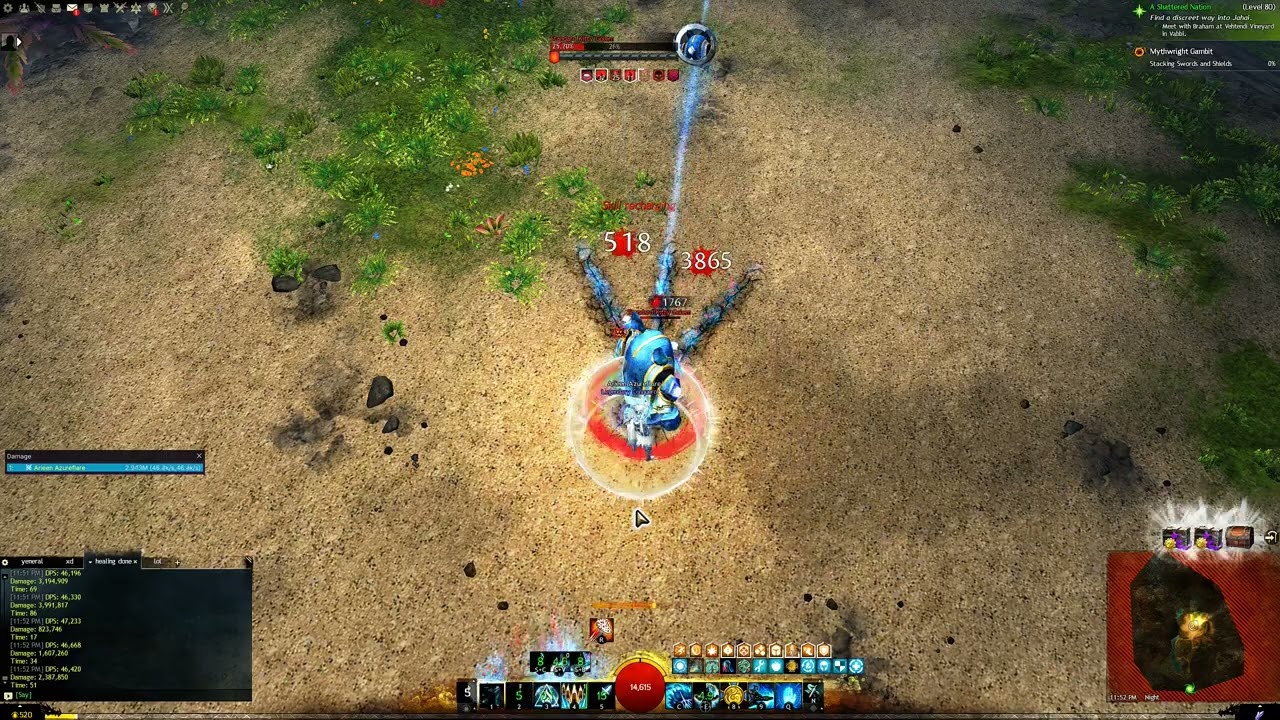 [GW2] P/P/T Fractal Relic Condi Willbender Benchmark - 46.666