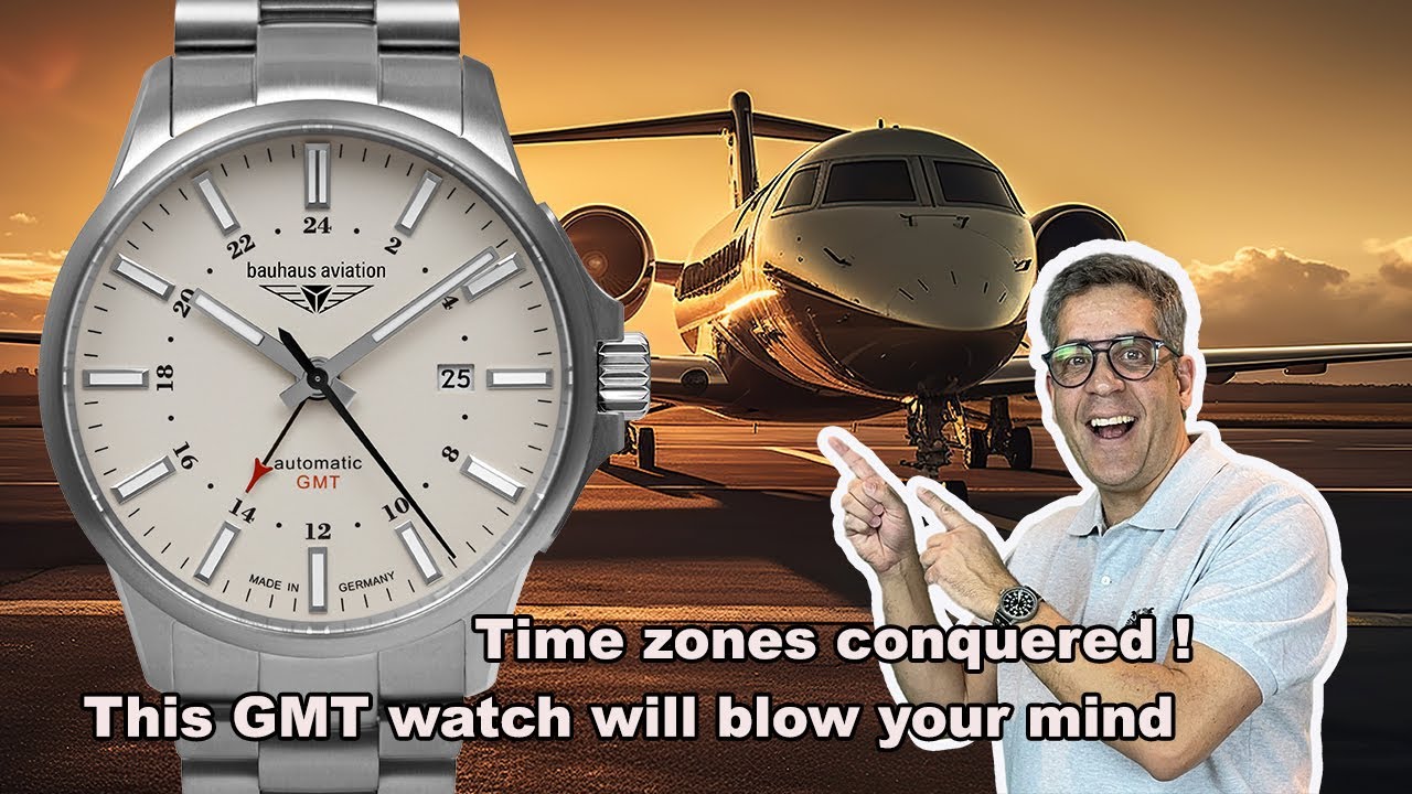 The new Bauhaus Aviation 2868 sets a new standard for GMT watches, innovation at affordable price.