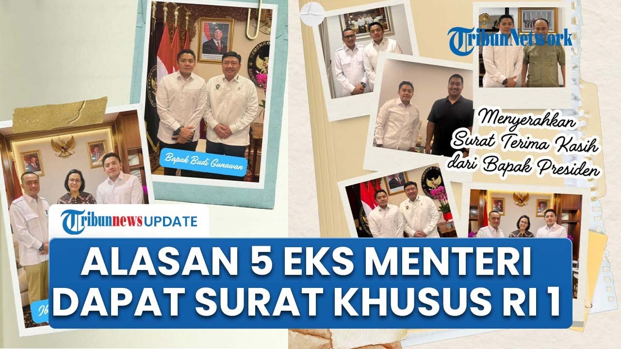 Alasan Prabowo Kirim Surat Khusus ke 5 Mantan Menteri Kabinet Merah Putih Lewat Seskab Teddy