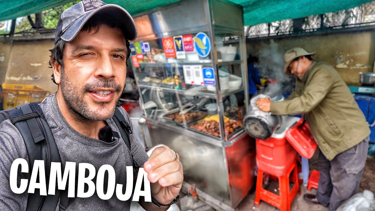 PROVANDO 3 AUTÊNTICOS CAFÉS DA MANHÃ NO CAMBOJA 🇰🇭