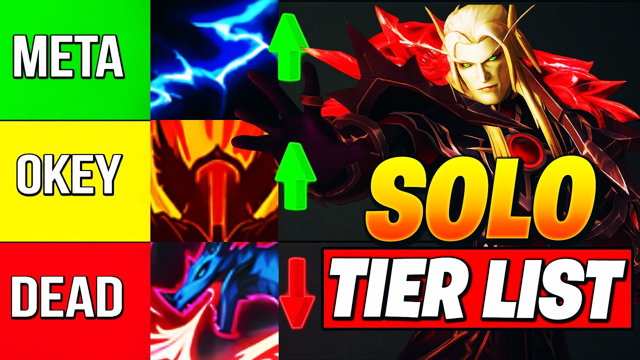 RANKING EVERY SINGLE SOLO SHUFFLE CLASS IN PVE! WoW Midnight Solo Tier List (NEW META)