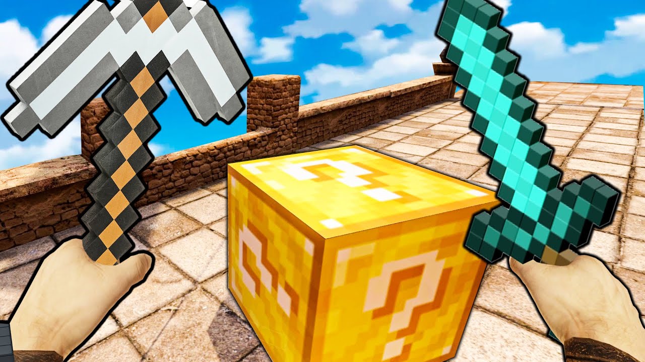 ❄️ OTWIERAM LUCKY BLOCKY W VR!? | BLADE AND SORCERY |