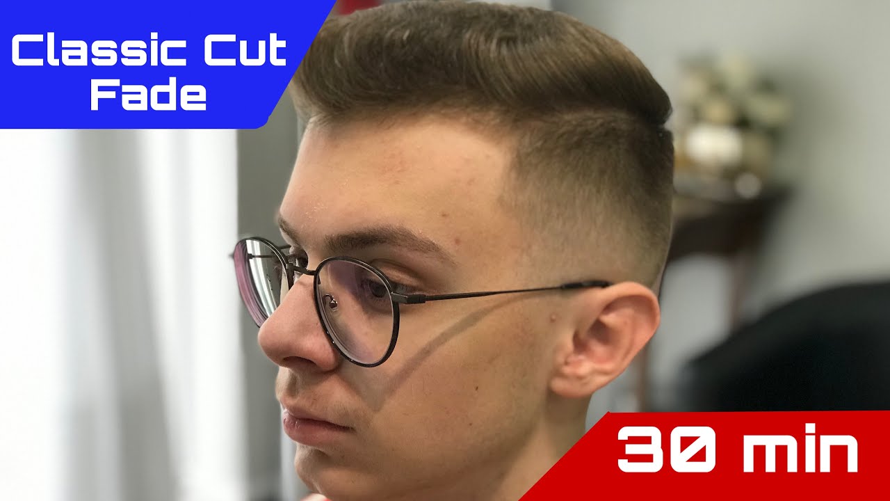 Classic Cut Fade em 30 minutos - Degrade da Zero na 3 de cima pra baixo