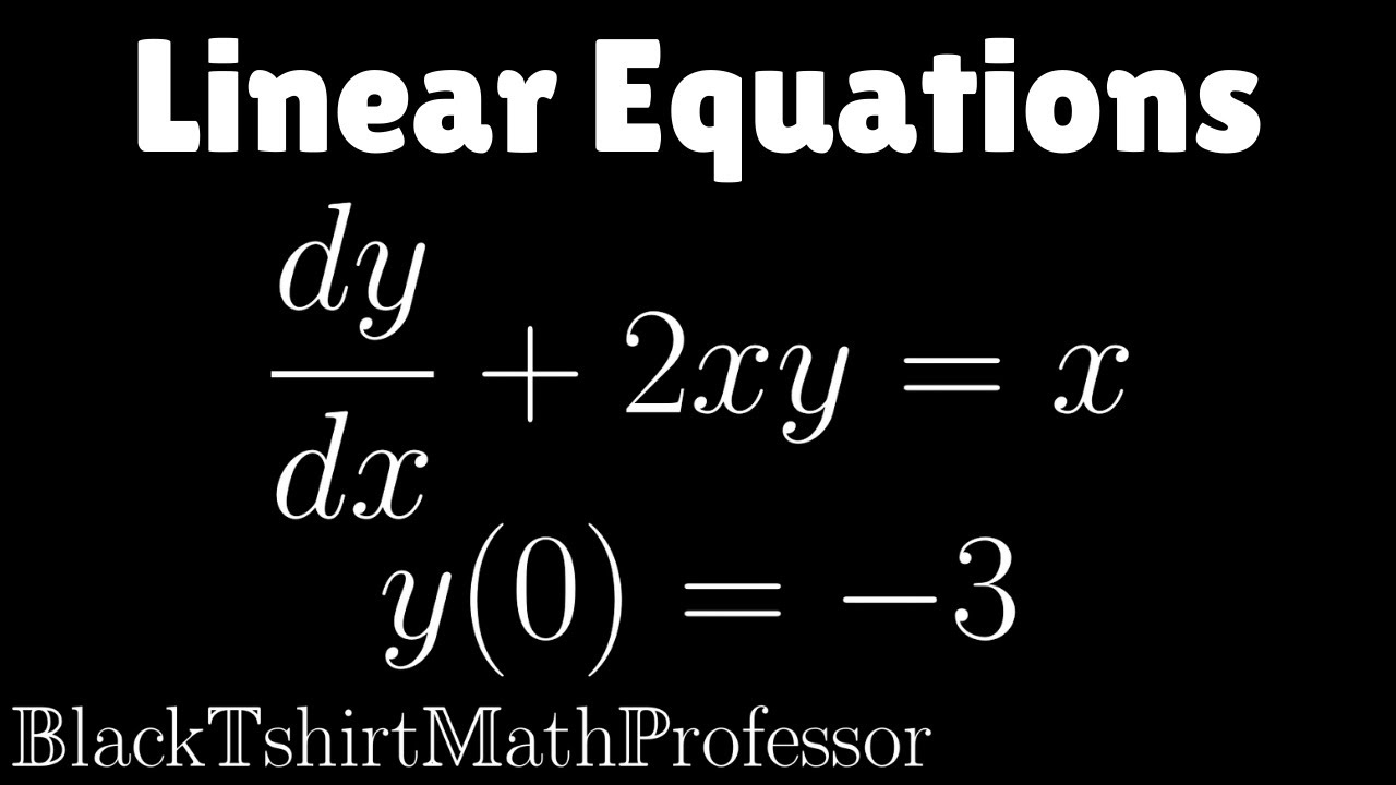 Linear Differential Equations Problem 1 (Differential Equations)