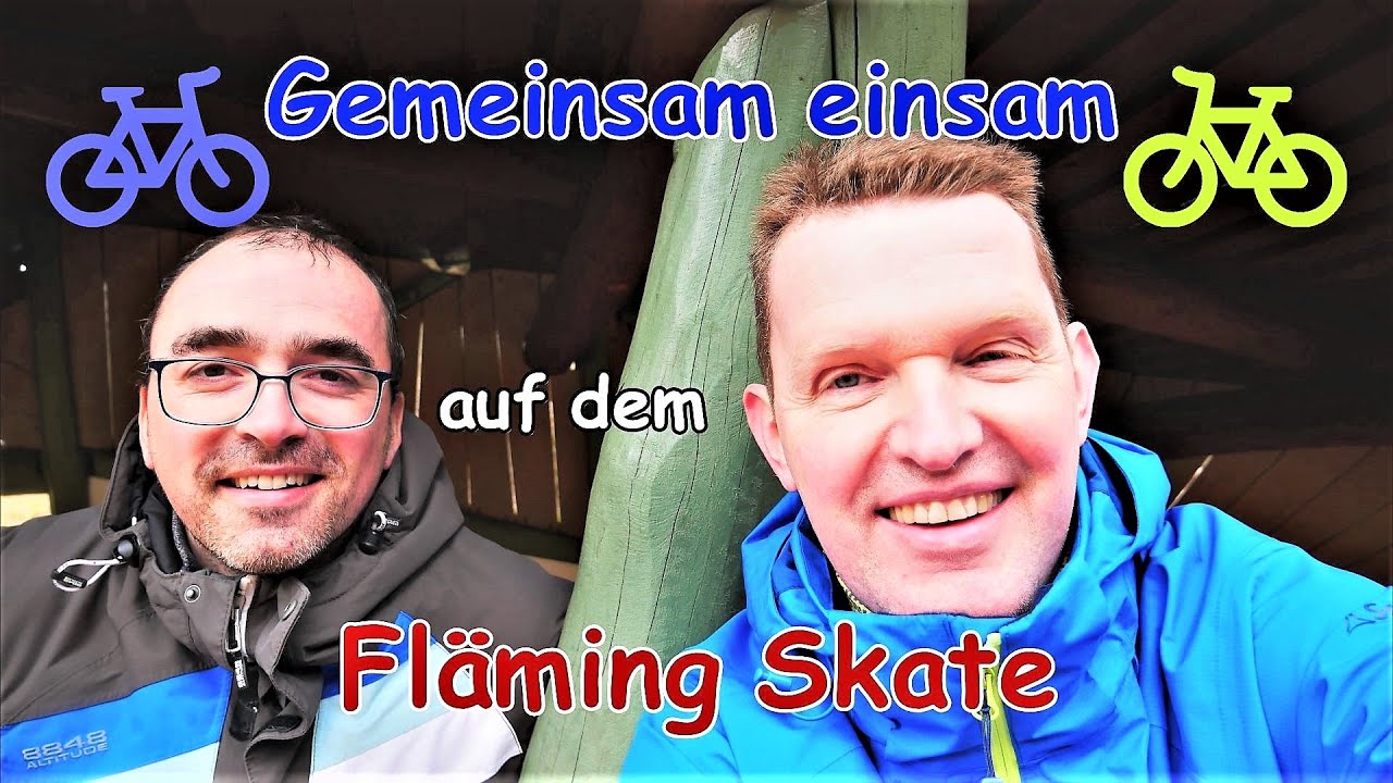 Gemeinsam einsam auf dem Fläming Skate - Fahrradtour 2021