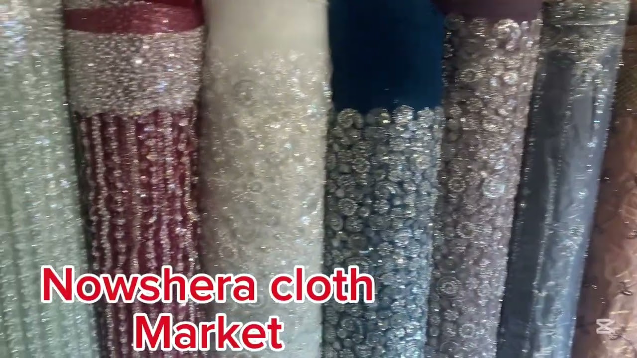Nowshera #cloth#market #fabrics
