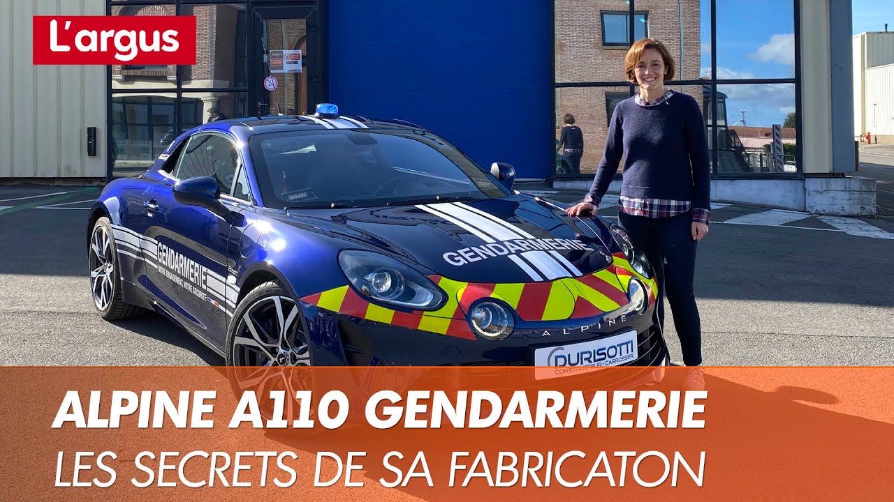 Alpine A110 Gendarmerie. Ses secrets de fabrication !
