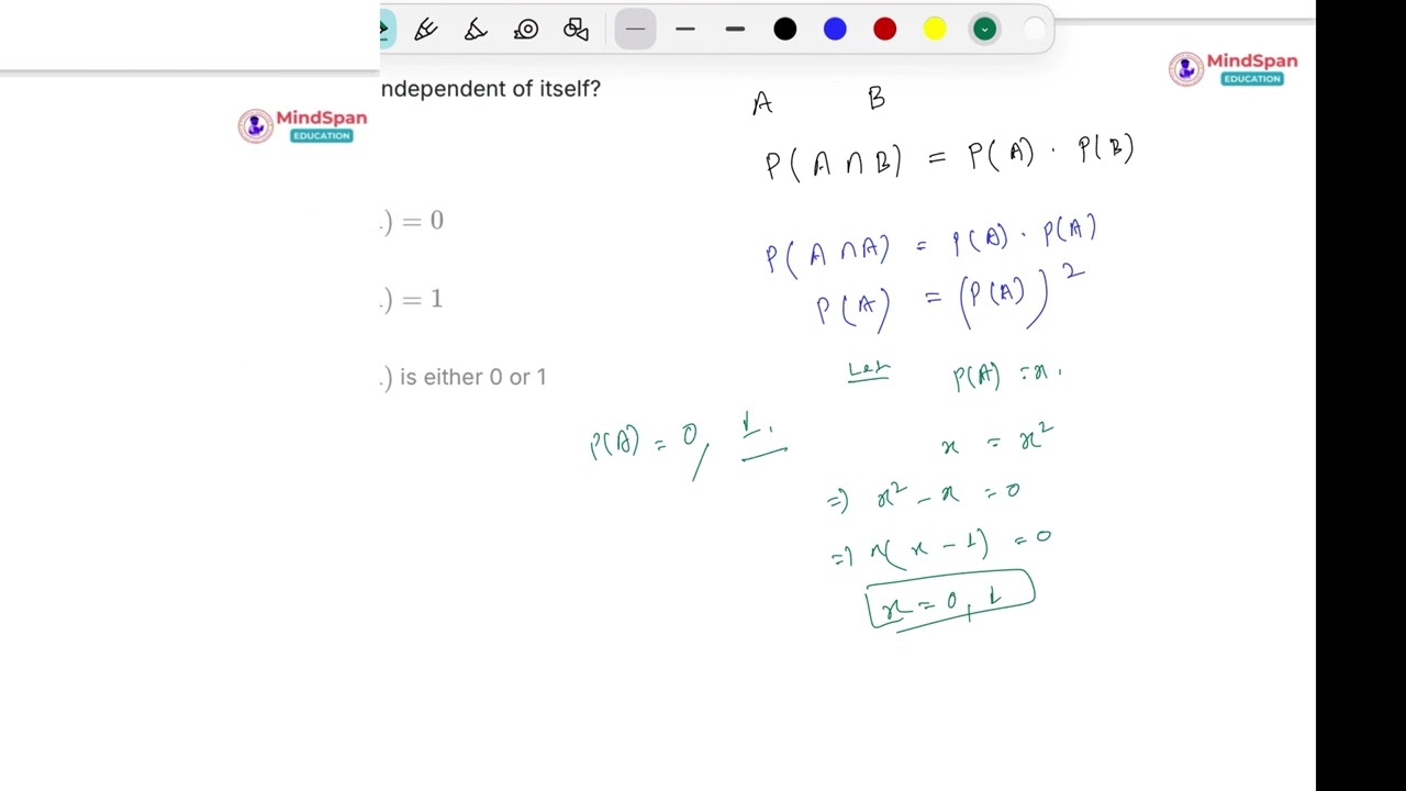 Gate DA 2026 EXPECTED QUESTION | PROBABILITY & STATISTICS | MINDSPAN EDUCATION 