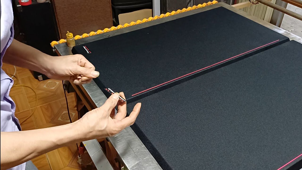 Ê căng loa cerwin-Vega! chỉ đỏ cách làm/ Cerwin-Vega speaker grille! Instructions on how to make it.