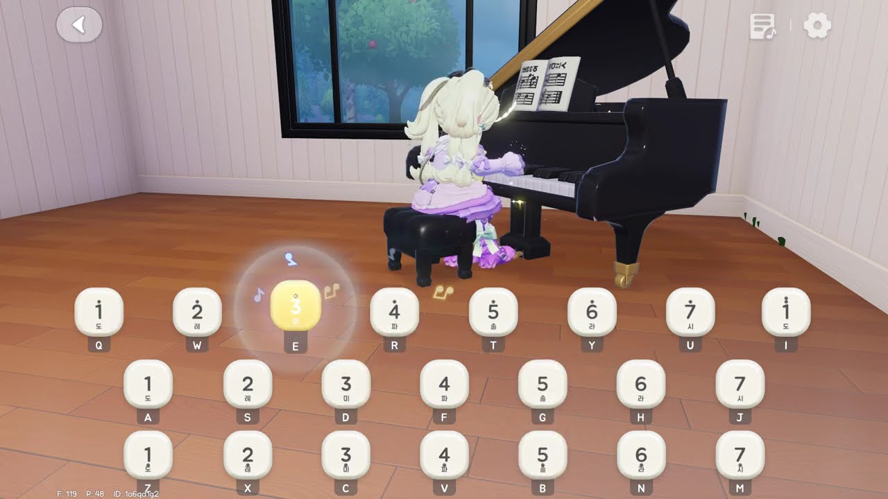 두근두근타운 피아노 | 원신 드래곤스파인 Fragile Fantasy (악보 다운로드)