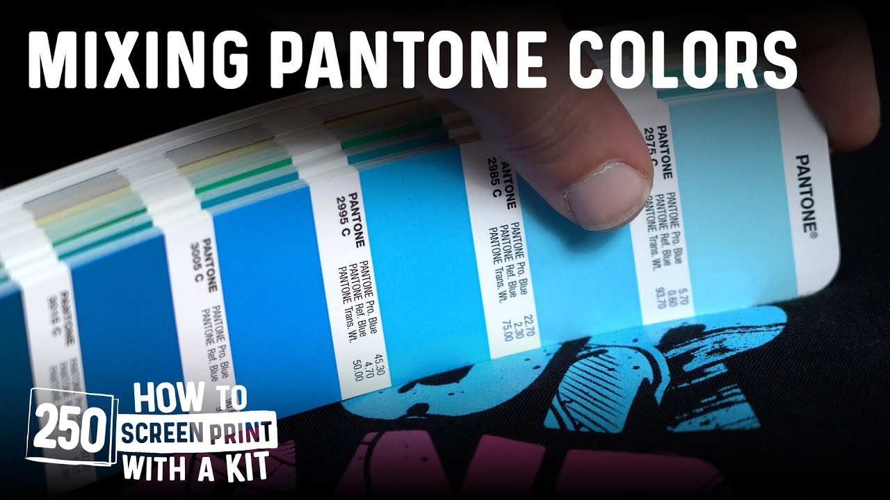 Mastering Pantone Color Mixing in Screen Printing