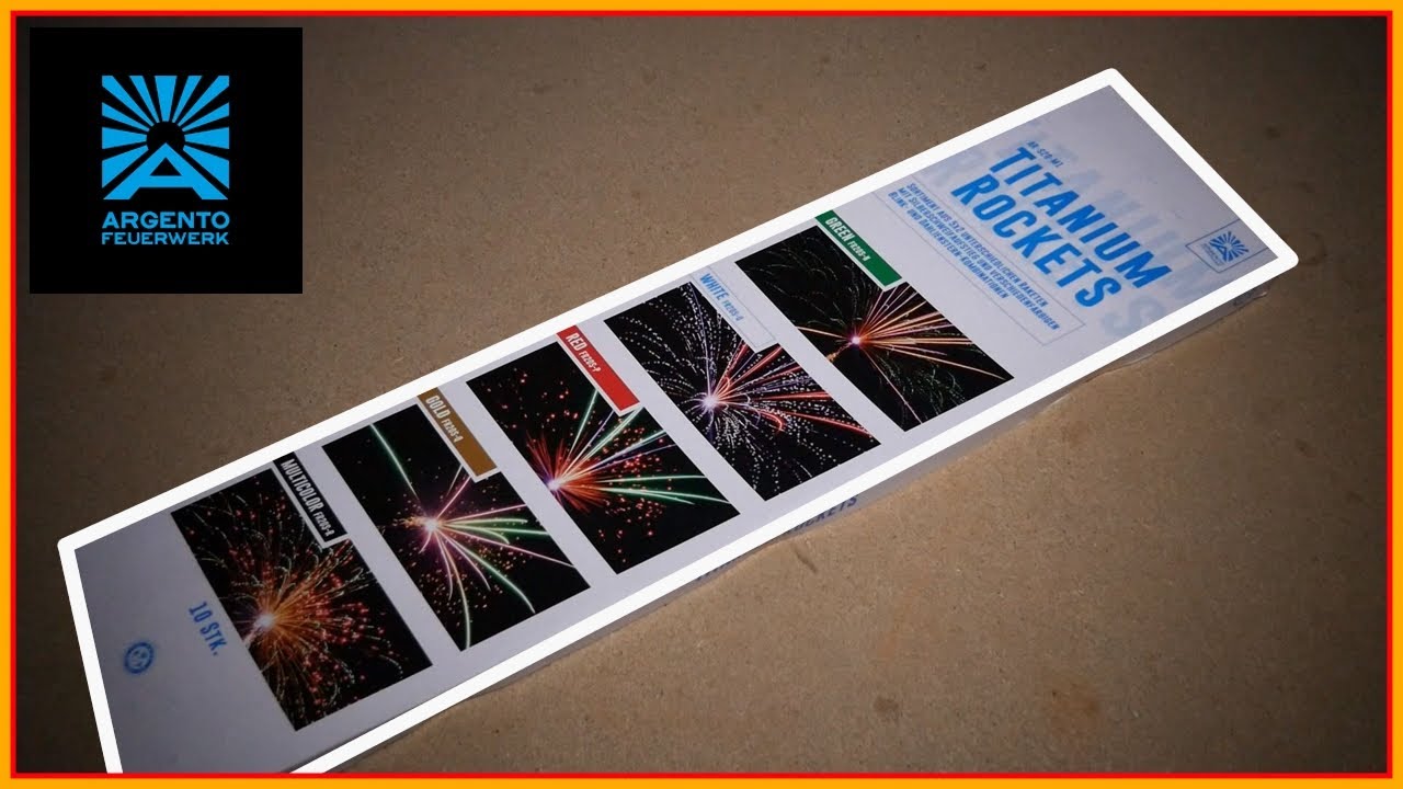 Argento Titanium Rockets🔥 | GreatFireworks