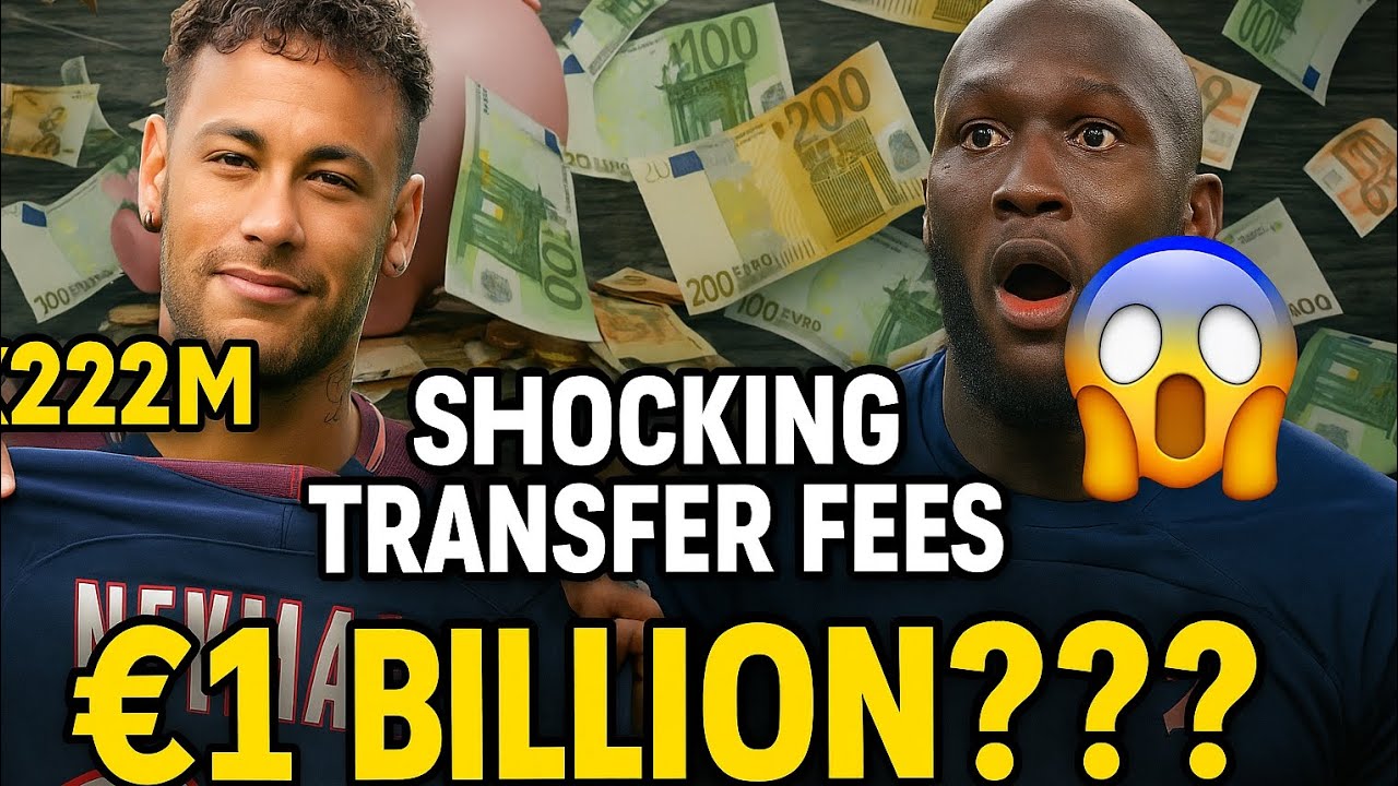 Top 5 most expensive players in football history 😱 #footballtransfers #footballhistory 