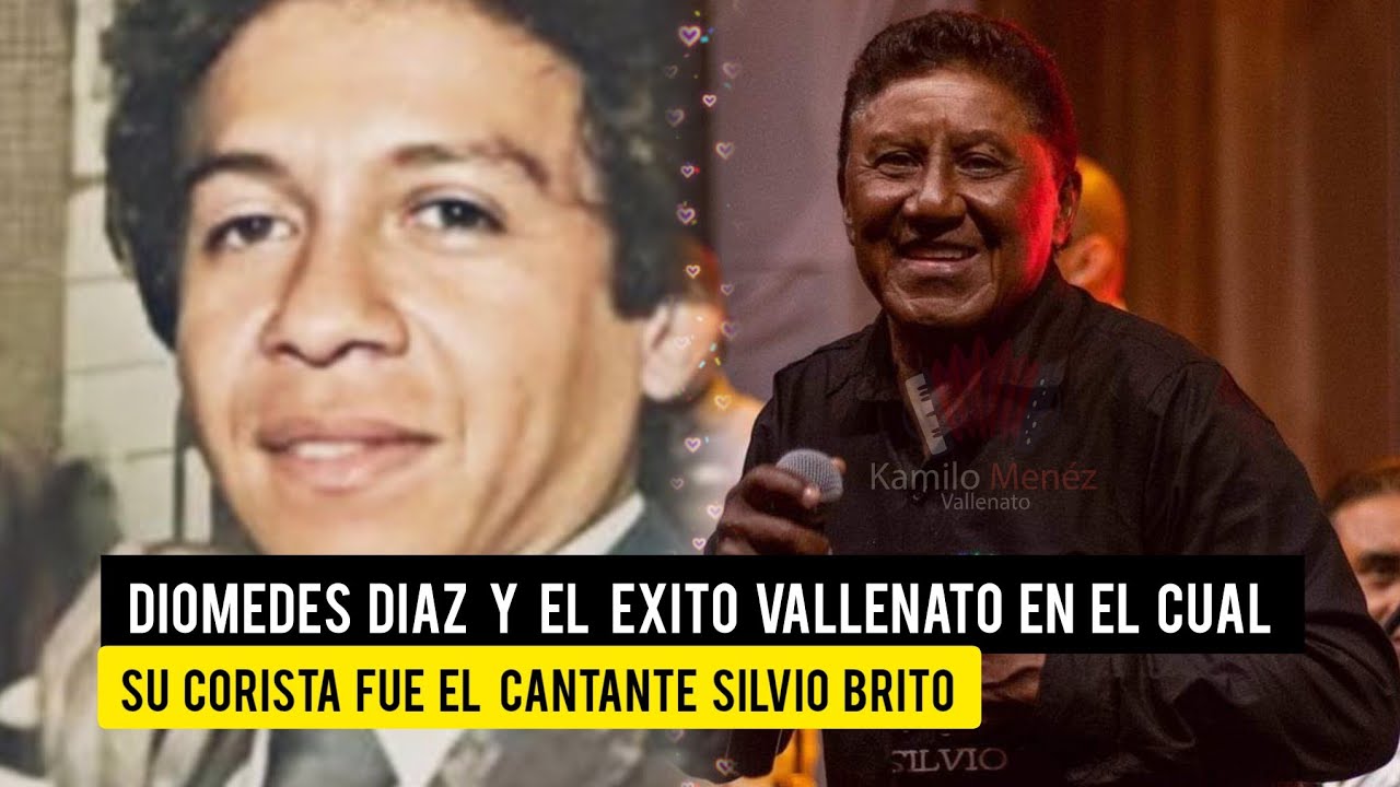 Diomedes Díaz y el exito vallenato en el cual su corista fue el cantante Silvio Brito