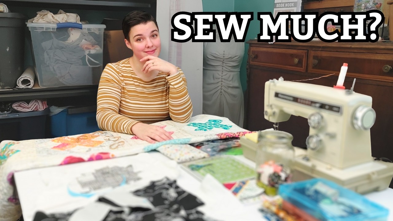 Trying to finish too many sewing projects this week…