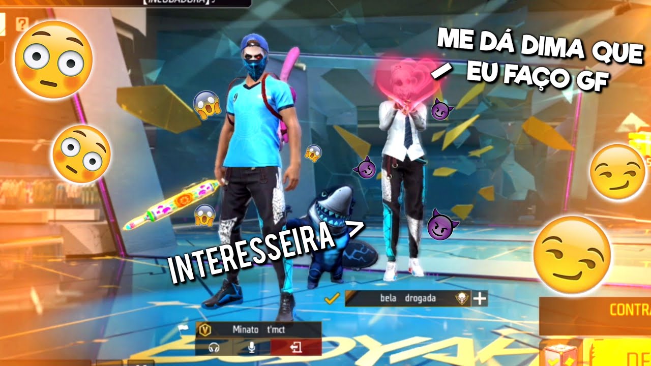 ACHEI UMA INTERESSEIRA NO FREE FIRE E OLHA NO QUE DEU 😳
