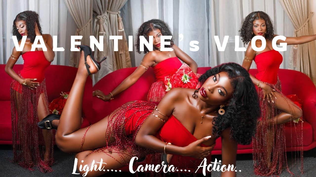 Spend Valentine’s Day With Me 💘 | GRWM + Photoshoot + Party Night 