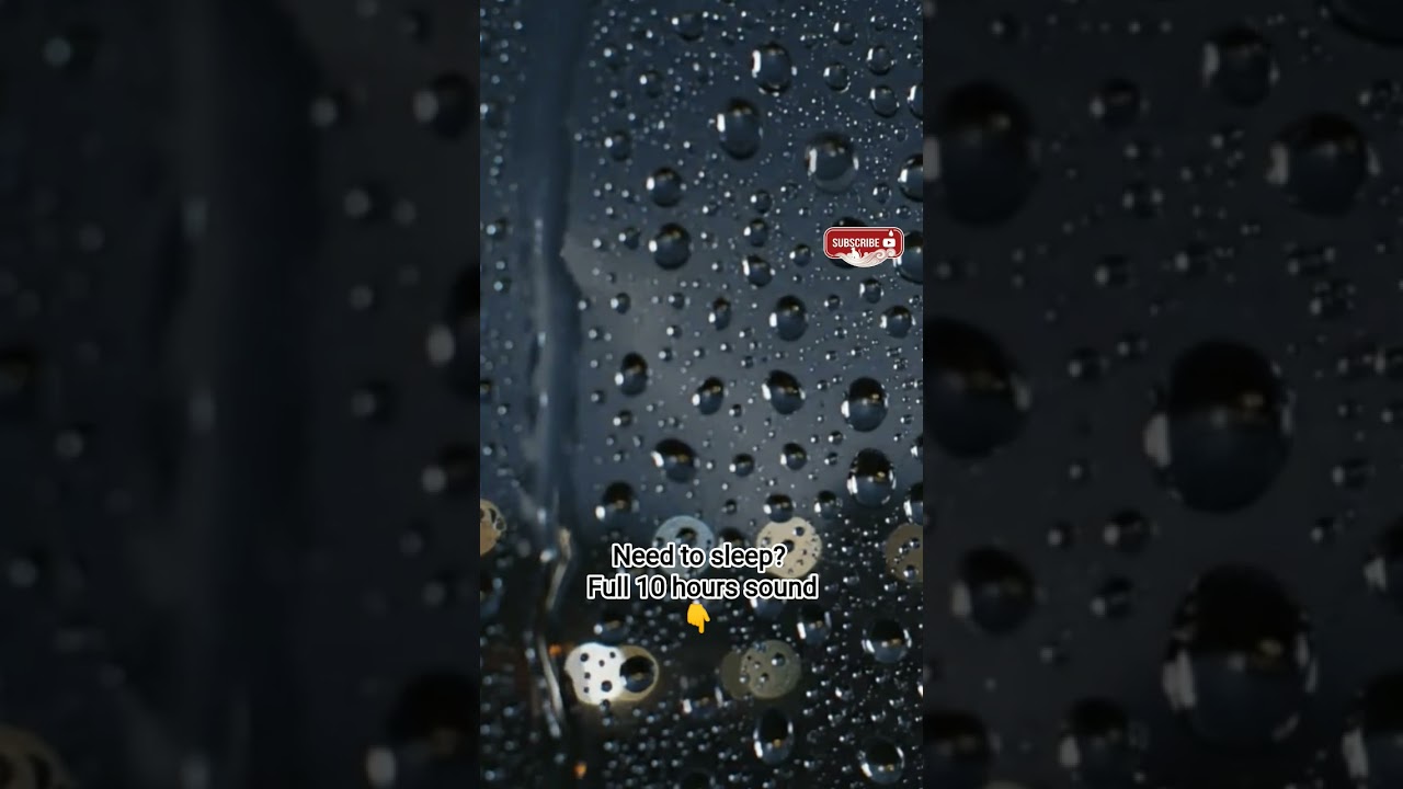 Relaxing heavy rain sounds for deep sleep. 